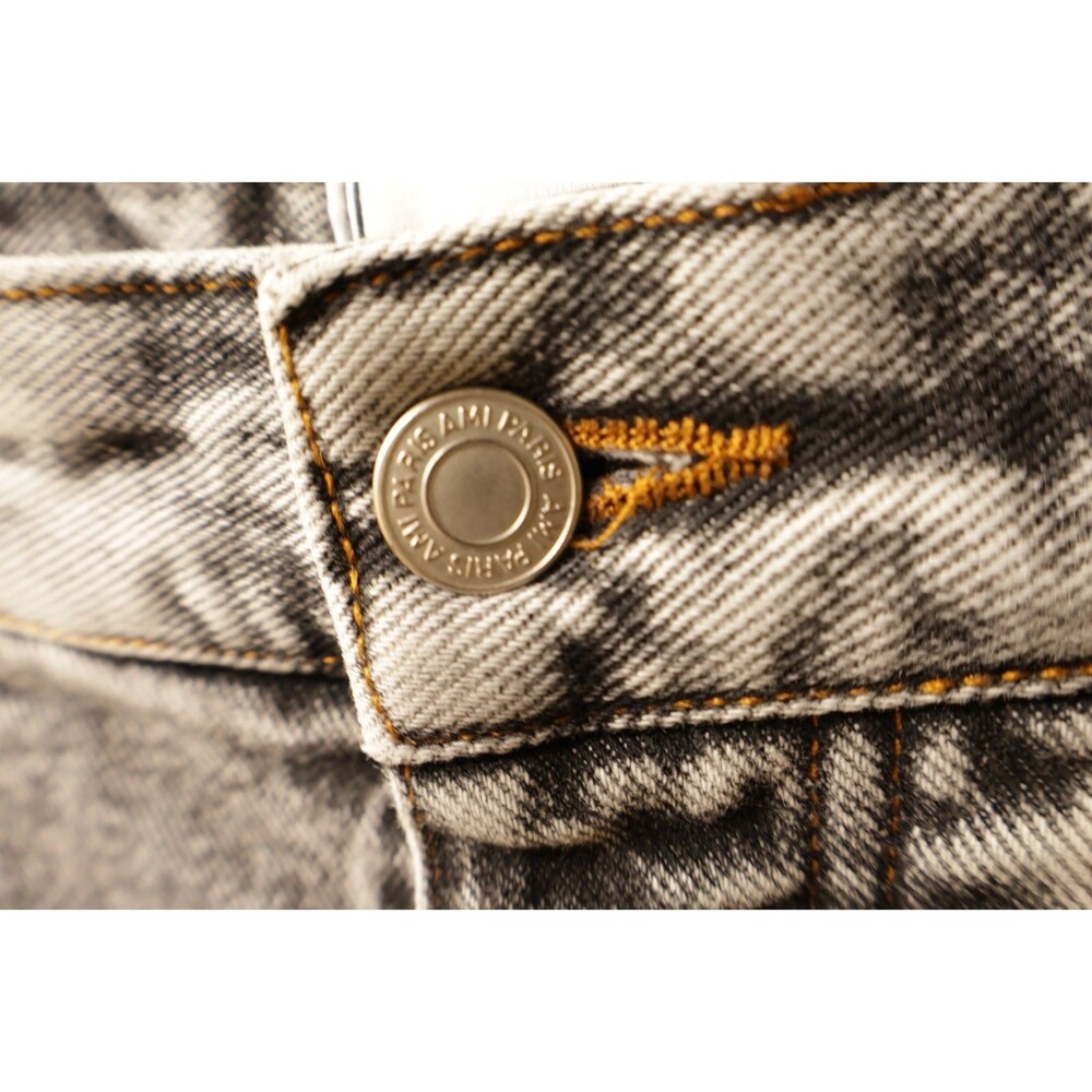 AMI Paris Faded Grey Acid Wash Denim Jeans Mens Size 31 NWOT 100% Cotton Luxury - Picture 6 of 15